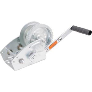 Dutton-Lainson Company - Pulling Winch -  3,200 lb Capacity - Rust-Resistant, for Horizontal Pulling Applications and Hauling - Plated, with or Without Strap, Manual Use - Made in USA