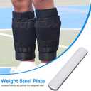 Weighted Vest Steel Plates, Adjustable Rustproof Strength Training Weight Long Steel Plate w/Round Head for Loading Leg Guards Weighted Vest, for Men Women Fitness Exercise (8pcs)