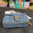 COACH Women's Quilted Leather Tabby 20 Shoulder Bag (Indigo)