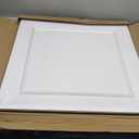 Art3dwallpanels Ceiling Tiles 24 x 24 Drop Ceiling Tiles, 12 Pack Drop in High Grade PVC Wall Panels, Fire Rated, Waterproof, Light Weight, Cover 48 Sq.Ft, White