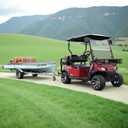 10L0L Upgraded Golf Cart Bumper Trailer Hitch for EZGO RXV 2008-up Electric & Gas Cart, Thickened Rear Trailer Hitch Easy to Install