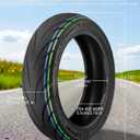 10x2.30-6.5 Tire Vacuum Tubeless Tire, Fit for NIU KQi2 Pro Electric Scooter, Replacement Front Rear Tyre, Non-slip, Explosion Proof 1pc