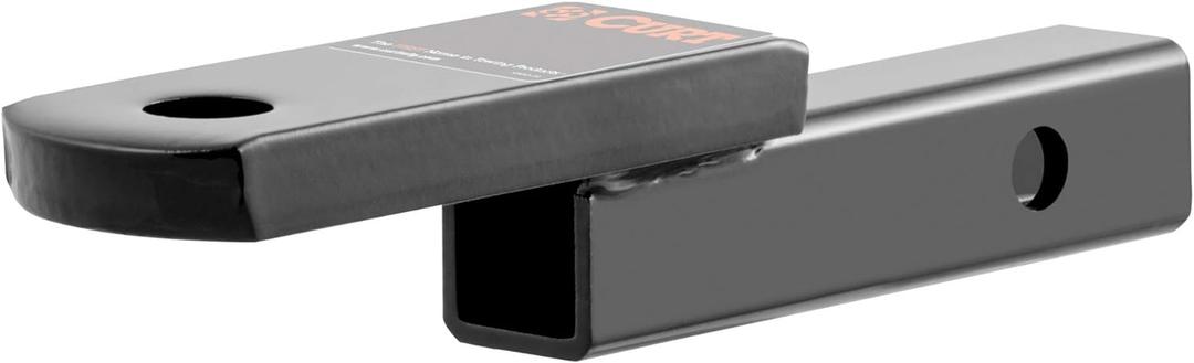 CURT 45018 Class 1 Trailer Hitch Ball Mount, Fits 1-1/4-Inch Receiver, 2,000 lbs, 3/4-Inch Hole, 1-1/4-In Drop, 5/8-Inch Rise