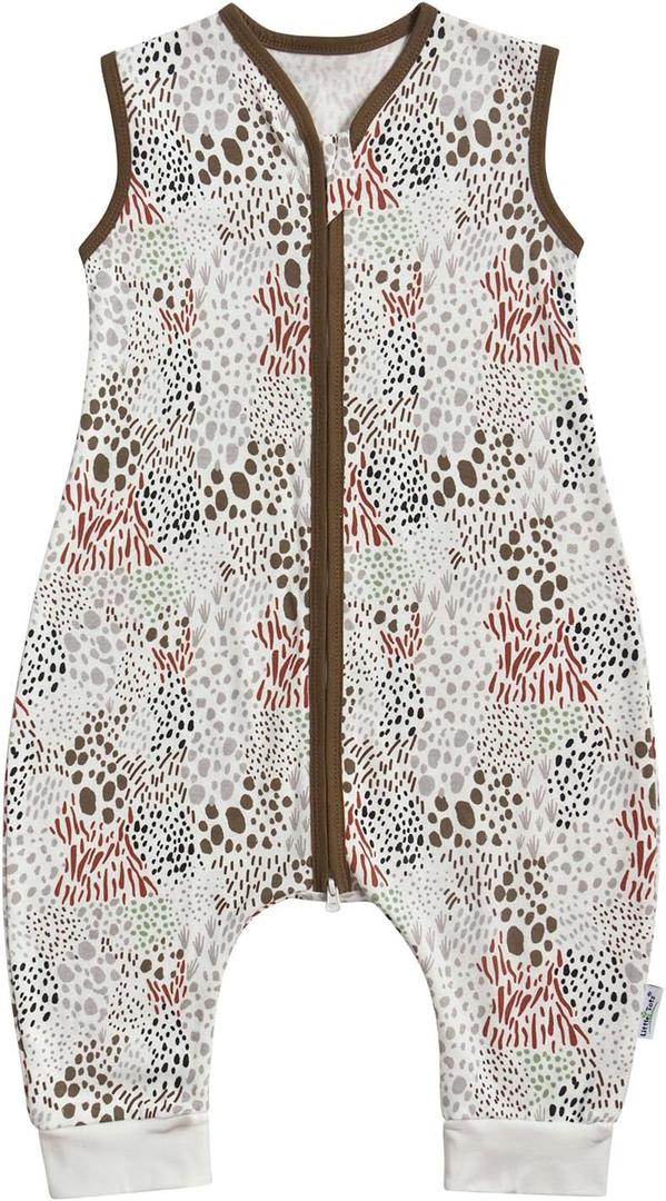 Baby Sleepsack with Feet, 100% Cotton Breathable Toddler Sleep Bag Sack Wearable Blanket (4T-5T, Geometry)