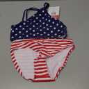 Kanu Surf Girls' Julia UPF 50+ Beach Sport Angle Bikini , size 12