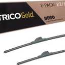 TRICO Gold (18-2218) 22 & 18 Inch Pack of 2 Automotive Replacement Windshield Wiper Blades for My Car Premium All Weather Beam Blade for Select Vehicle Models