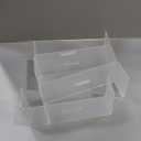 Shellwei 4 Pcs Acrylic Display Risers Rectangular Clear Cupcake Stand Holder Large Shelf Risers for Figures, Dessert Shelves for Party, Stands for Decoration and Organize (12'' X 5'' X 3.3'')