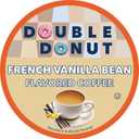 French Vanilla Coffee Medium Roast Flavored Coffee Pods for Keurig K Cups Makers from Double Donut, 80 Count (Pack of 1) (EXP 10/14/27)
