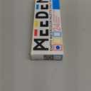 MEEDEN Empty Travel Watercolor Palette: Portable Watercolor Palette Tin with 24 Half Pans - Metal Watercolor Paint Palette Tin Box for Artist Student Adults (Blue)