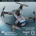 4K Drone with Camera for Adults, Foldable Quadcopter with 4.3" Screen Remote Controller, Brushless Motor,Obstacle Avoidance,Under 249gOne-Key Takeoff & Auto Follow,2Batteries.