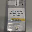 Ultimate Waterproof Fabric Shower Curtain or Liner, TPU Lining & Machine Washable, Use for Bath Tub/Stall in Home and Hotel, Gray, 72"x72"