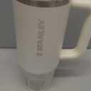 STANLEY Quencher ProTour Flip Straw Tumbler with Leakproof Lid | Built-In Straw & Handle | Cupholder Compatible for Travel | Insulated Stainless Steel Cup | BPA-Free (30 Ounces, Cream)