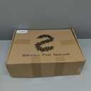 Fovths 1 Pack 6 Feet Christmas Norfolk Garlands Set Artificial Faux Greenery Garland 4 Cow Bell with Jute Hanging Rope Light String Winter Pine Garland for Xmas Indoor Holiday Decor, Green