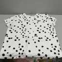 ComfyCamper Adult Womens Dalmatian Shirt - Men Women Teens TShirt Dog Costume Cosplay Halloween Costume Dalmation (Large, White)