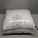 Oubonun 18 x 18 Throw Pillow Inserts - Soft, Plush & Decorative Down Alternative Pillows for Couch Sofa Bed, Machine Washable - White, Pack of 4