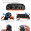 2 x [Optimized Version] GLDRAM Clear Case Compatible with Nintendo Switch 2 (2025), Dockable PC Protective Case + PC Detachable Joycon Cover, Hardshell Shock & Scratch Protector Skin Accessories - Crystal