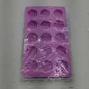 2 Pack Rose Silicone Chocolate Mold, 15 Cavity 3D Flower Fondant Silicone Molds, Rose Chocolate Mold Candy Ice Cube Fondant Molds for DIY Decoration