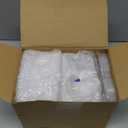 50 Pcs Pack Snack Containers with Lids, 5 oz Double Compartment Plastic Food Containers, Portable Divided Snack Cups for School, Office, Meal Prep, Sauces, Dips, On-the-go Camping (Clear)