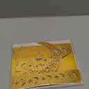 DoubleFill Ramadan Serving Tray Gold Eid Mubarak Holder Al-fitr Home Decoration for Moon Star Tray Gold Container for Home Islamic Muslim Party Tableware Kitchen Dessert Food Storage(Mosque)