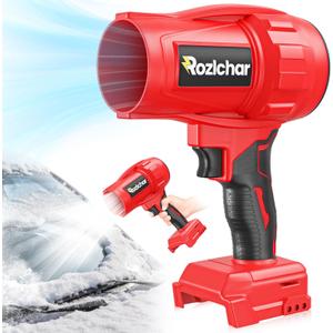 Rozlchar Cordless Leaf Blower Compatible for Milwaukee 18V Batteries(No Battery), Variable Speed Handheld Turbo Blower with Brushless Motor, Portable Dust/Snow Cleaner for Lawn, Patio