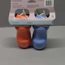 Tommee Tippee Insulated Sporty Spill-Proof Straw Cup, 12 Months+, 9oz, Toddler Training Sippy Cup, Sporty Carry Handle, Bite Resistant Spout, Flip Lid Keeps Straw Clean, Pack of 2, Blue and Red