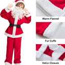 IKALI Christmas Santa Claus & Elf Costume Holiday Cosplay Party Dress-up Suit Outfit for Boys Girls Kids Toddlers (Red)