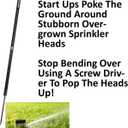 Lightning Rod HeadHound Sprinkler Head Valve Box Zone Locator Finder Locate & Find Buried Valve Boxes & Sprinkler Heads Works Great for Sprinkler System Startups with Stuck Heads