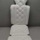 Luxury Full Body Bath Pillow for Bathtub - Bath Pillows Mat & Cushion for Bathtub Headrest Neck Shoulder Support White