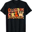 Cousin Crew Thanksgiving Family Matching Turkey Day Fall T-Shirt 4T Black