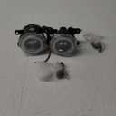 LED Lens Fog Light with Halo Ring Angel Eye DRL Replacement for Mitsubishi 10-19 Outlander Sport, 13-19 Mirage G4 Attrage Sedan, 06-11 Endeavor, 06-12 Eclipse, 06-14 Pajero IV, 10-15 RVR ASX