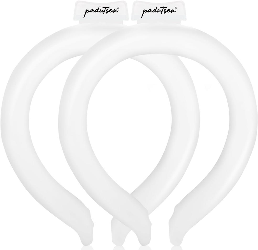 2PCS Neck CoolingTube, Reusable Ice Coolers Wearable Body CoolingProducts, Neck Coolers for Hot Weather