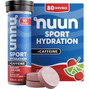 Nuun, Electrolyte Drink Tabs Energy Cherry Lemonade, 8 Count, 1.9 Ounce (EXP 08/31/27)