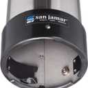 San Jamar Pull-Type Cup Dispenser 12-24 Oz. Cups for Restaurants, Home, and Office, Plastic, 23.5 Inches, Silver