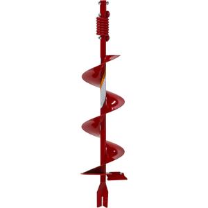 Earthquake EA8F 8-Inch Diameter 36-Inch Long Earth Auger with Fishtail Point and Flex Coil Shock Spring