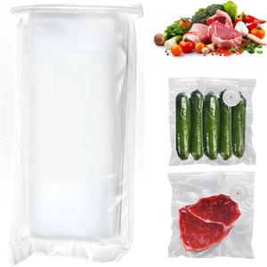 Vacuum Sealer Bags for Food, BPA-Free Food Storage Bags, Freezer, Microwave  Odor-Resistant, Leak-Proof  Compatible with Auletor Mason Jar Vacuum Sealers (10PCS) (Medium)