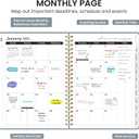 2026 Planner, Weekly and Monthly Calendar Planner, January 2026 - December 2026, Hardcover 2026 Calendar Book with Tabs For Women & Men, Inner Pocket, Spiral Bound, Perfect for Office Home School Supplies - A4 (8.5" x 11"), Stone Gray