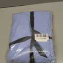 LOVQUE Light Blue Cotton Duvet Cover Queen Size, Linen Like Natural Bedding Set with Zipper Closure (No Comforter), 90x90 Inches