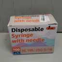 1ml/cc 29G 5/16 Inch Syringes, U-100 Scientific Lab Syringe, Individual Wrapped, 100 Pack