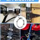 2 x 12PCS Heavy Duty Hose Clamps Stainless Steel 304, 3/8" Hose Clamp to 5/8" Hose Clamp (10-16mm) Adjustable Worm Gear Drive Small Hose Clamps, Reusable Pipe Clamp for Plumbing, Garden, Shipping