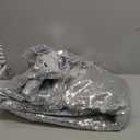 ShiDianYi 30 Feet Sequin Fabric by The Yard 10 Yards Silver Fabric for Sewing Glitter Mesh Material Sparkle Fabrics for Dress Silver Sequin Fabric Backdrop