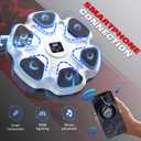 Music Boxing Machine with Gloves for Adults Boxing Machine Wall Mounted Music, Smart Connection Boxing Equipment for Home and Gym, Training Machine with Electronic Wall Mounted