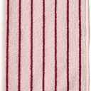 Lacoste Centre Mark Towel  100% Soft Cotton Jacquard Stripe Design, Lightweight, Absorbent & Durable, Quick Drying, Pink, 16"x30" Hand Towel