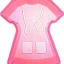 (300 Design Optional) MUBYOK M220 Nurse Doctor Scrub Shirt Silicone Freshie Mold for Baking Aroma Beads Car Freshie Supplies