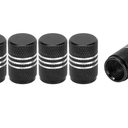 Tire Valve Stem Caps 16MM Car Wheel Valve Cap Copper Black for Car Bike Motorcycle Truck Anti Crash Tyre Valve Stem Cover Valve Dust Cap Tire Valve Cap 5 Pcs