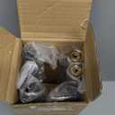 Oneach Curtain Rods for Windows 66 to 120 Inch, 1 Inch Pole Adjustable Curtain Rod with Easy Installation and Modern Design (Antique Gold, 16 to 120 Inch)