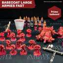 The Army Painter, Warpaints Air Most Wanted Paint Set C, 22x18ml paints, 19 Acrylic Airbrush, incl. 2 Metallics, 1 Fluorescent, 1 Medium, 3 Speedpaints & 1 brush - for model and miniature painting