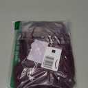 MANGOPOP Women's Cross Wrap Ruched Plunge Sexy Deep V Neck Slim Fit Long Sleeve Fleece Lined T Shirt Tunic Tops Tee (S, Burgundy)