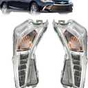 LABLT Daytime Running Fog Lamps Turn Signal Light Replacement for 2015-2017 Camry XSE XLE