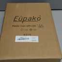 Eupako 8 oz Plastic Cups with Lids 100 Sets, Disposable Clear Cups with Lids, Cold Drink Containers for Beverage, Parfait, Smoothie