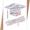 6 x Graduation Card for Grandson Granddaughter Son Daughter, 8×5.3 inches